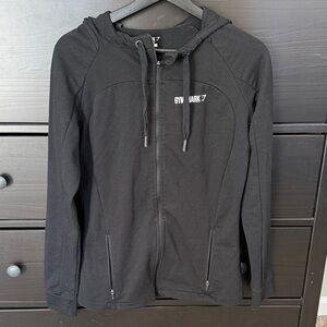 Gymshark Charcoal Zip-Up Jacket